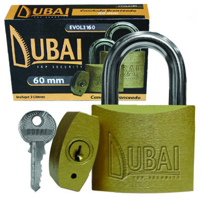 Candado Hierro Bronceado 63mm [xUnidad]
