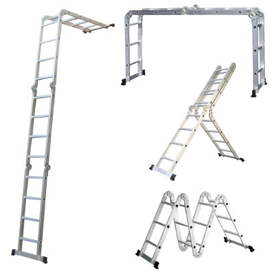 Escalera Aluminio Articulada 4x4. [xUnidad]
