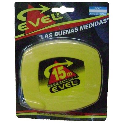 Cinta Metrica EVEL Profesional 15m [xUnidad]