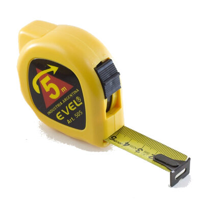 Cinta Metrica EVEL  c/ Freno 5m [xUnidad]