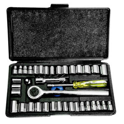 Tubos y Puntas x 40Pz Enc. 1/4" y 3/8" [xUnidad]