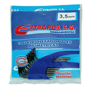 Llave Allen EXTRAPOL 3.5mm [xUnidad]