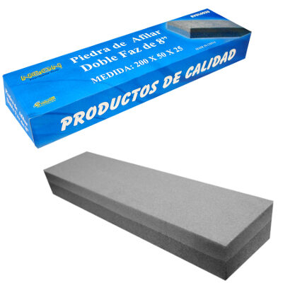 Piedra Afilar 8" Doble Faz [xUnidad]