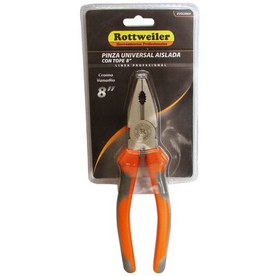 Pinza Universal 8" Mango Bicolor [xUnidad]