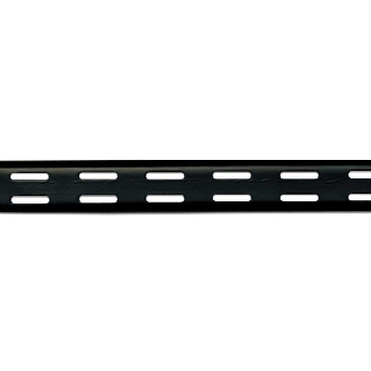 Riel Doble p/ Estante 2.00 Negro [xUnidad]