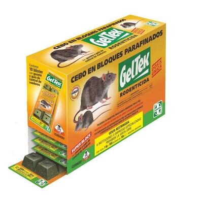 Raticida Bloque GELTEK Blister 100g [xUnidad]