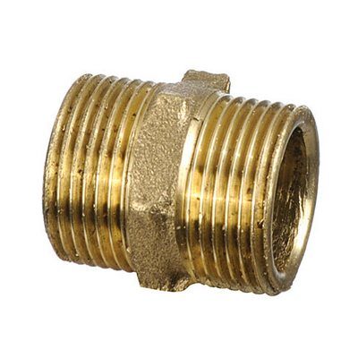 Rosca c/ Tuerca Bronce  3/8" [xUnidad]