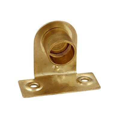 Soporte Codo Bronce Pulido 1/2" [xUnidad]