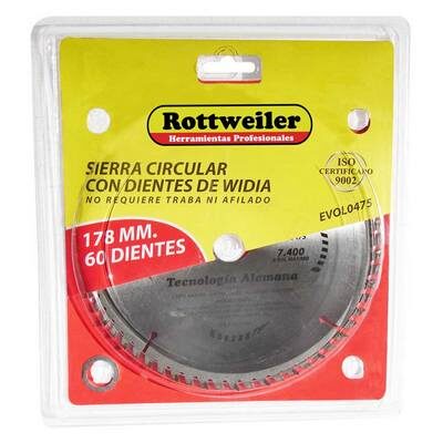 Sierra Circular Widia 180mm x60 [xUnidad]