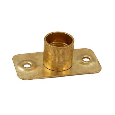 Soporte Lateral 1/2" Bronce Pulido [xUnidad]