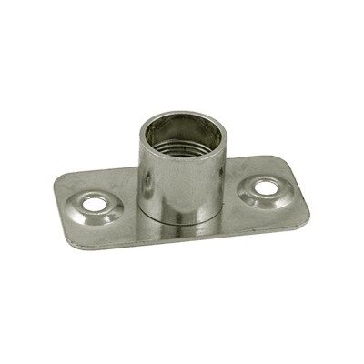 Soporte Lateral 1/2" Bronce Niquelado [xUnidad]