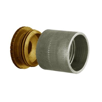 Soporte Tubular Bronce Niquelado 1/2" [xUnidad]
