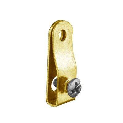 Soporte Visillo c/ Tornillo Bronceado [xUnidad]