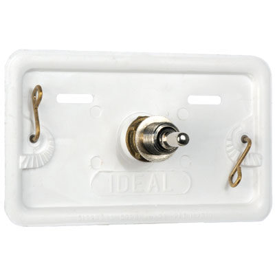Tapa Int. Boton Bronce Cromo IDEAL [xUnidad]