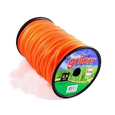 Tanza Bobina 2.5mm x140m Cuad. GRILON [xKilo]