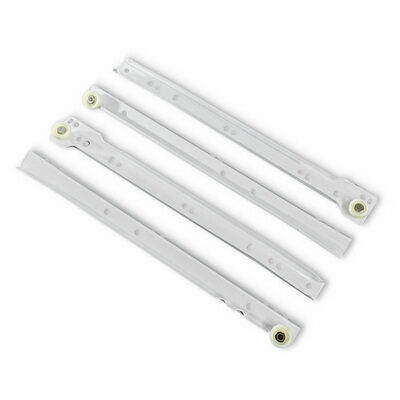 Corredera Metal Blanca 400mm x4Pz [xUnidad]