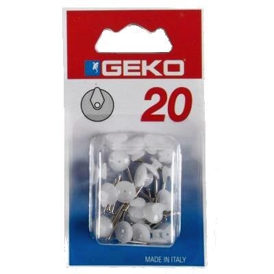 Gancho 1 Clavo GEKO Redondo x20u. [xUnidad]