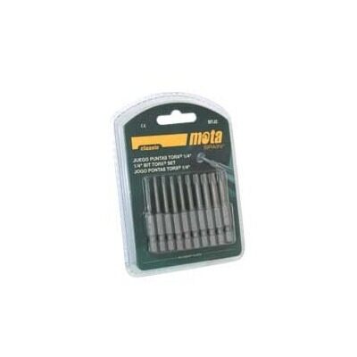 Puntas Torx MOTA 1/4" x50mm x10Pz. [xUnidad]