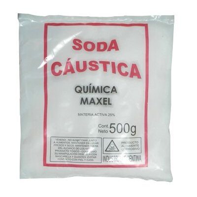 Soda Caustica x 500gr al 25% [xUnidad]
