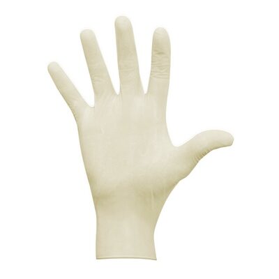 Guante Descartable Latex Blanco M. [x100u]