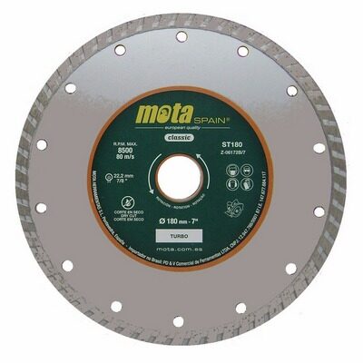 Disco Diamantado MOTA Turbo 180mm. [xUnidad]