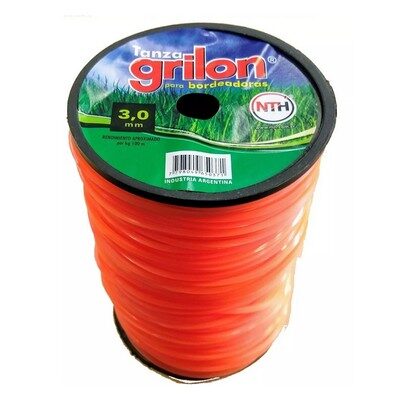 Tanza Bobina 3.0mm x100m Cuad. GRILON [xKilo]