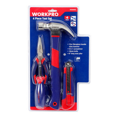 Juego de Herramientas x4Pz WORKPRO. [xUnidad]