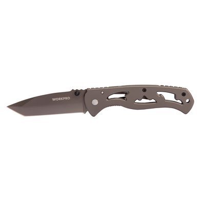 Cuchillo Plegable 3,5" Ac.Inox. WORKPRO. [xUnidad]
