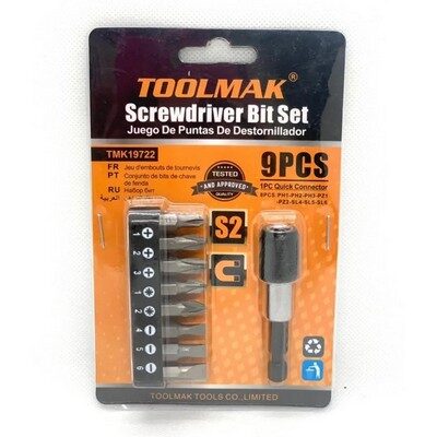 Puntas Varias TOOLMAK x9Pz. [xUnidad]