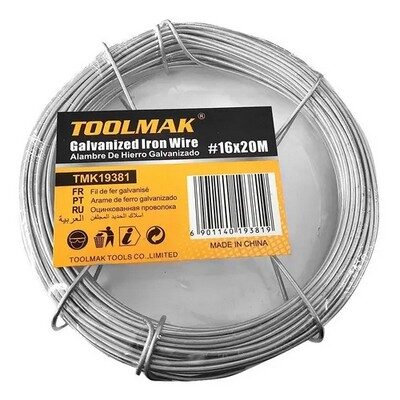 Alambre Galv. Rollito Nº16 1.6mm x20m [xUnidad]
