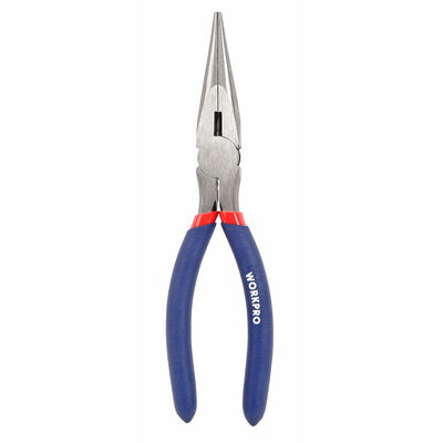 Pinza de Punta WORKPRO 6" Aisl. Liviana. [xUnidad]