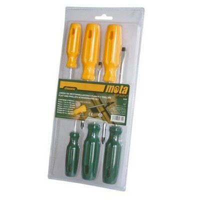 Destornilladores MOTA 3PH+3PL x6Pz. [xUnidad]