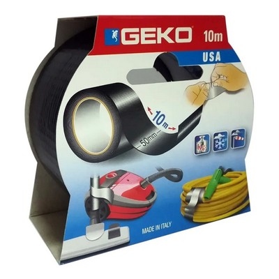 Cinta Duct Tape Negro 5cm x10m GEKO. [xUnidad]