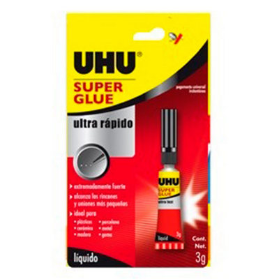 Adhesivo Instantaneo UHU x3gr [xUnidad]