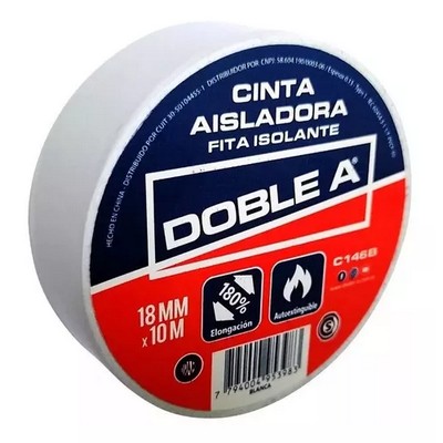 Cinta Aisladora AA Blanca 10m. [xUnidad]