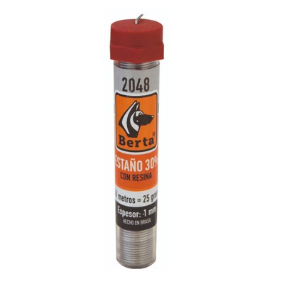 Estaño Tubito 30% 1mm 25gr 4,4m. [xUnidad]