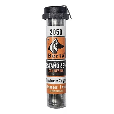 Estaño Tubito 63% 1mm 22gr 4,1m. [xUnidad]