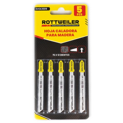 Hojas Calar Madera/PVC Z12 75mm 5Pz [xUnidad]