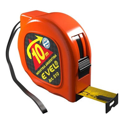 Cinta Metrica EVEL  c/ Freno 10m [xUnidad]