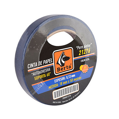 Cinta Pintor Azul BERTA 18mm x50m [xUnidad]