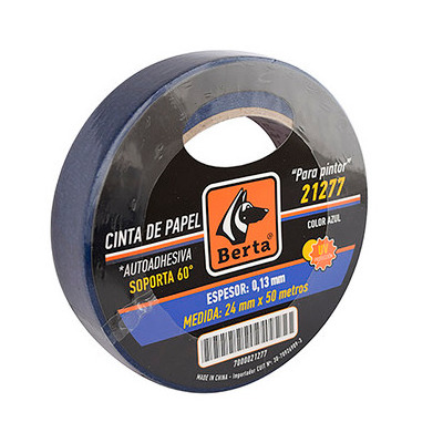 Cinta Pintor Azul BERTA 24mm x50m [xUnidad]