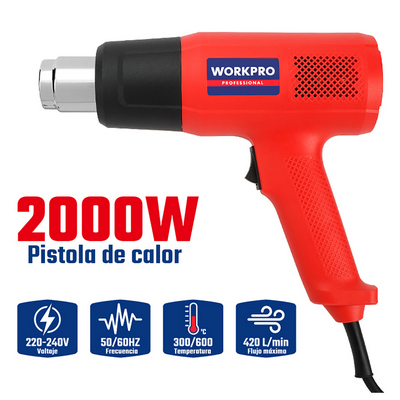Pistola de Calor 2000w 220v WP. [xUnidad]