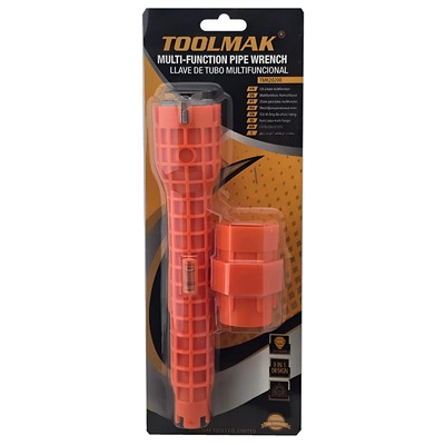 Llave Plomero 8 en 1 TOOLMAK. [xUnidad]