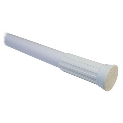 Barral Ext. 2m Acero Blanco Importado. [xUnidad]