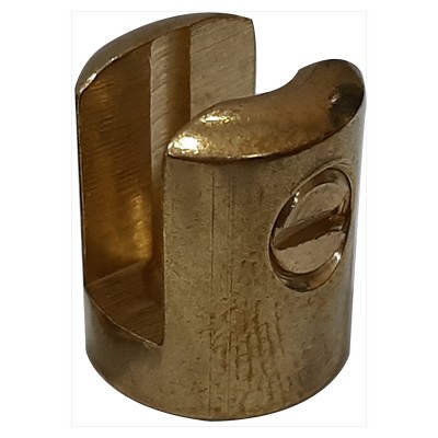 Soporte Cilindro Ø15 6mm Br. Pulido [xUnidad]