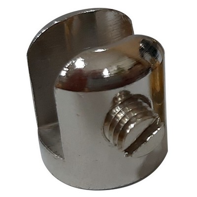 Soporte Cilindro Ø15 6mm Br. Niquel [xUnidad]