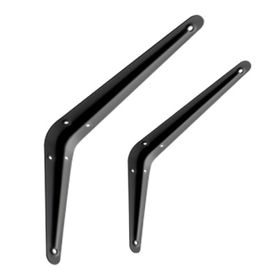 Soporte Estante Negro 250x300mm (10x12) [xUnidad]